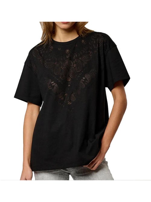 T-shirt Preto Kaporal Vertu para Mulher - Kiabi T-shirt Preto Kaporal Vertu para Mulher - Kiabi