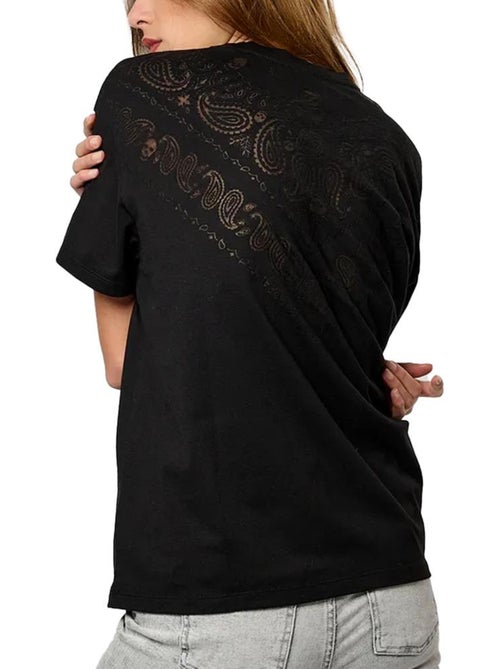 T-shirt Preto Kaporal Vertu para Mulher - Kiabi T-shirt Preto Kaporal Vertu para Mulher - Kiabi