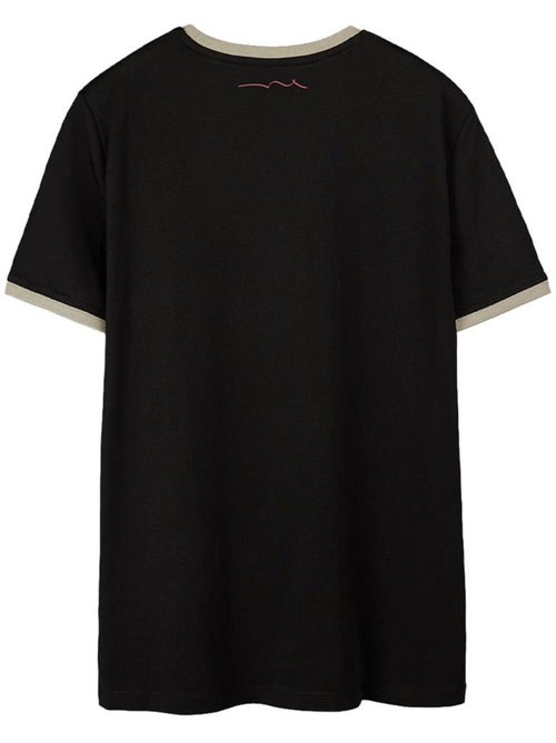 T-shirt preto masculino teddy smith ticlas - Kiabi