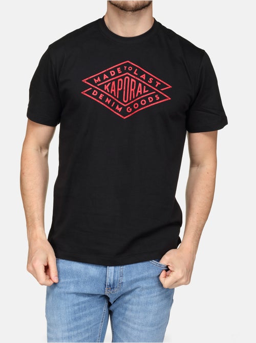 T-shirt preto para homem kaporal toky - Kiabi T-shirt preto para homem kaporal toky - Kiabi