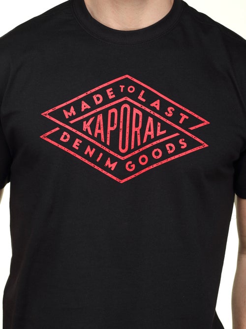 T-shirt preto para homem kaporal toky - Kiabi T-shirt preto para homem kaporal toky - Kiabi