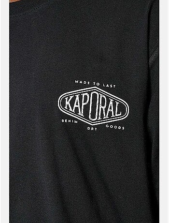 T-shirt Preto para Homem Kaporal VADIH