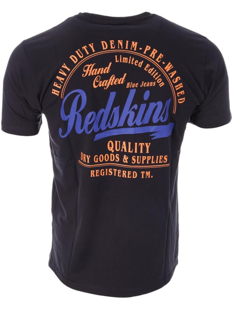 T-Shirt Preto para Homem Redskins TS6214 Azul-marinho - Kiabi