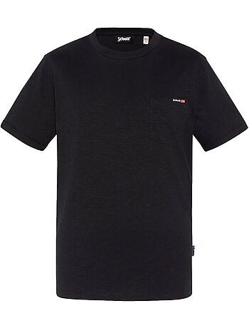T-shirt kaki para homem schott tskea1