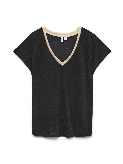 T-shirt Preto para Mulher Vero Moda Gita - Kiabi T-shirt Preto para Mulher Vero Moda Gita - Kiabi