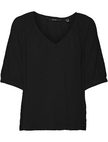 T-shirt Preto para Mulher Vero Moda Kassi