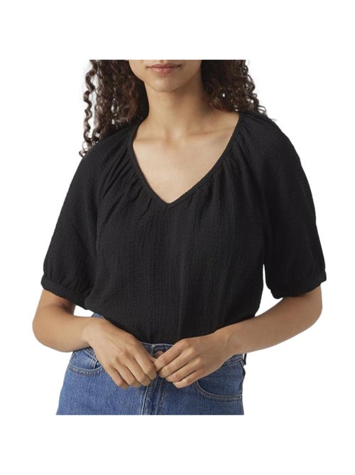 T-shirt Preto para Mulher Vero Moda Kassi - Kiabi T-shirt Preto para Mulher Vero Moda Kassi - Kiabi