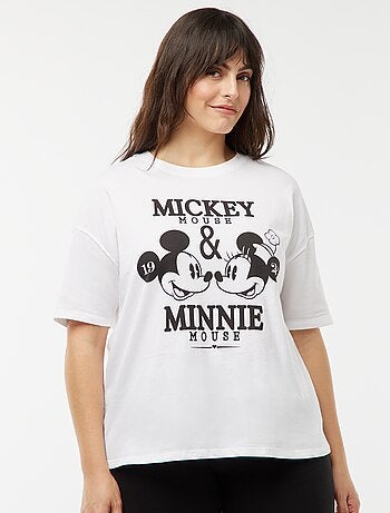 T-shirt 'Princesas' 'Disney' de manga curta