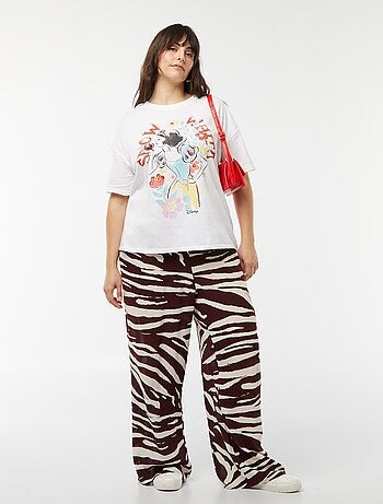 T-shirt 'Princesas' 'Disney' de manga curta