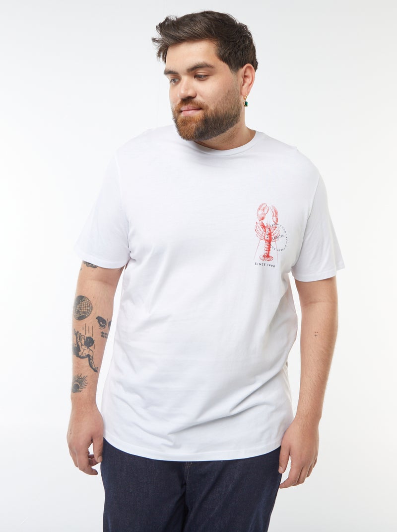 T-shirt 'Produkt' BRANCO - Kiabi