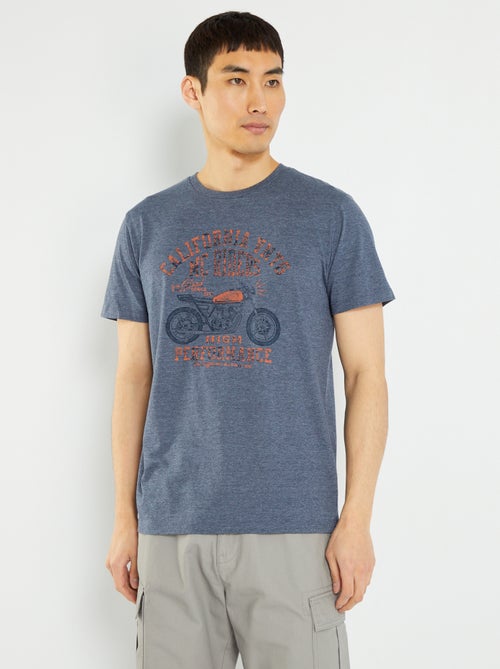T-shirt 'Produkt' em jersey - Kiabi