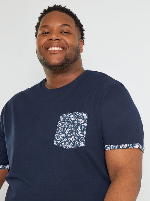 T-shirt 'Produkt' em jersey com bolso - Kiabi