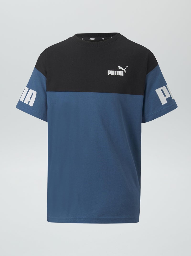 T-shirt 'Puma' color-block PRETO - Kiabi