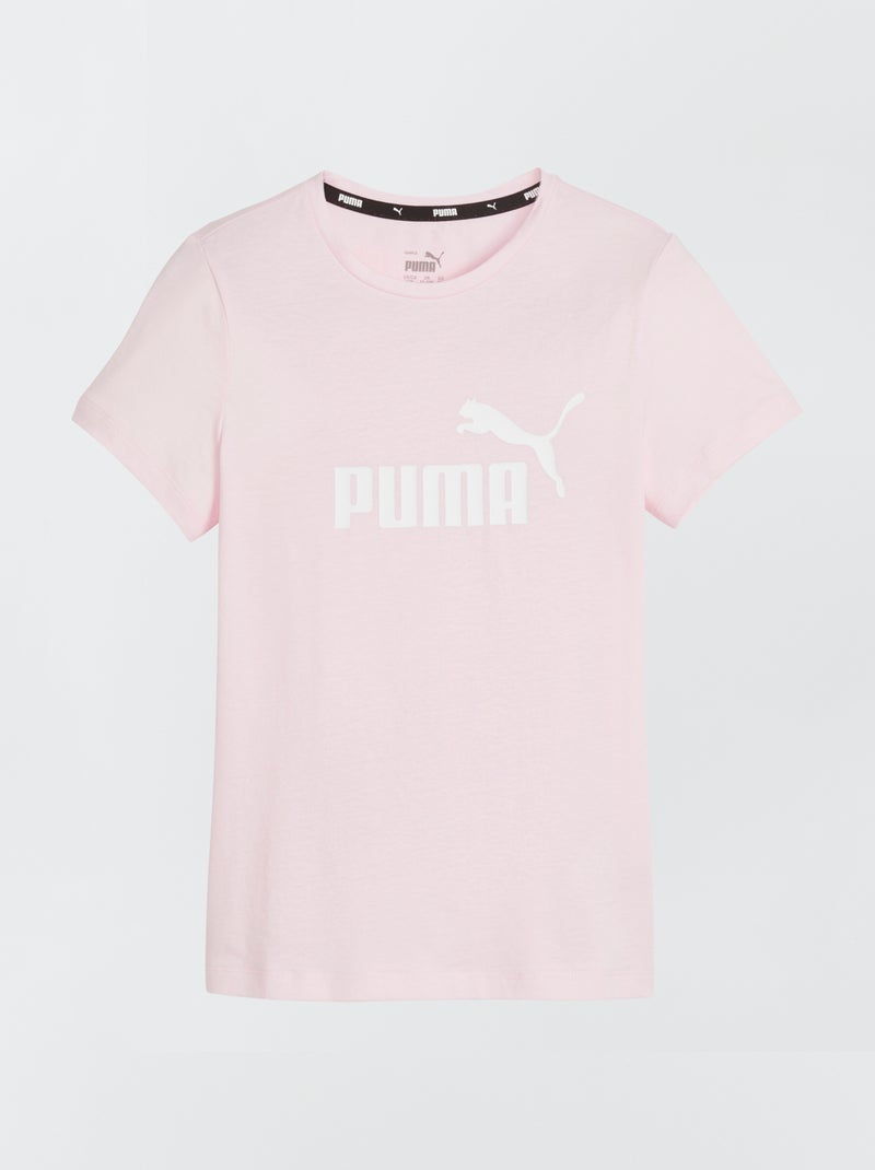 T-shirt 'Puma' de algodão ROSA - Kiabi