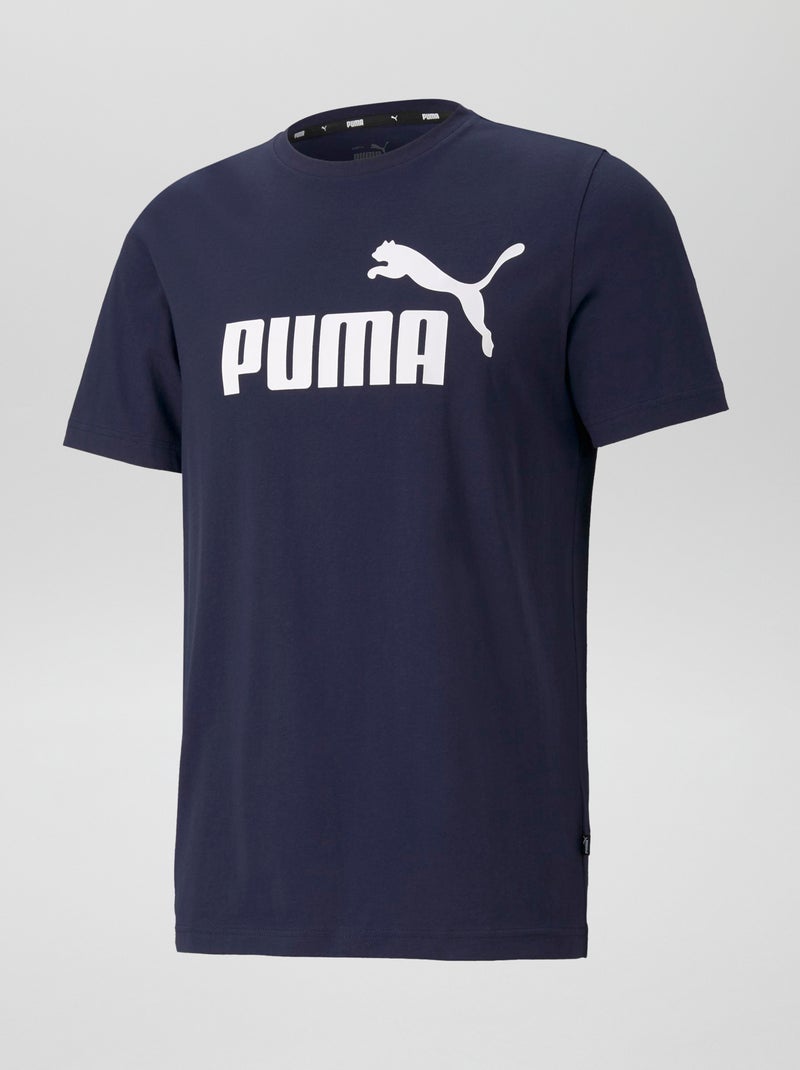 T-shirt 'Puma' de gola redonda AZUL - Kiabi