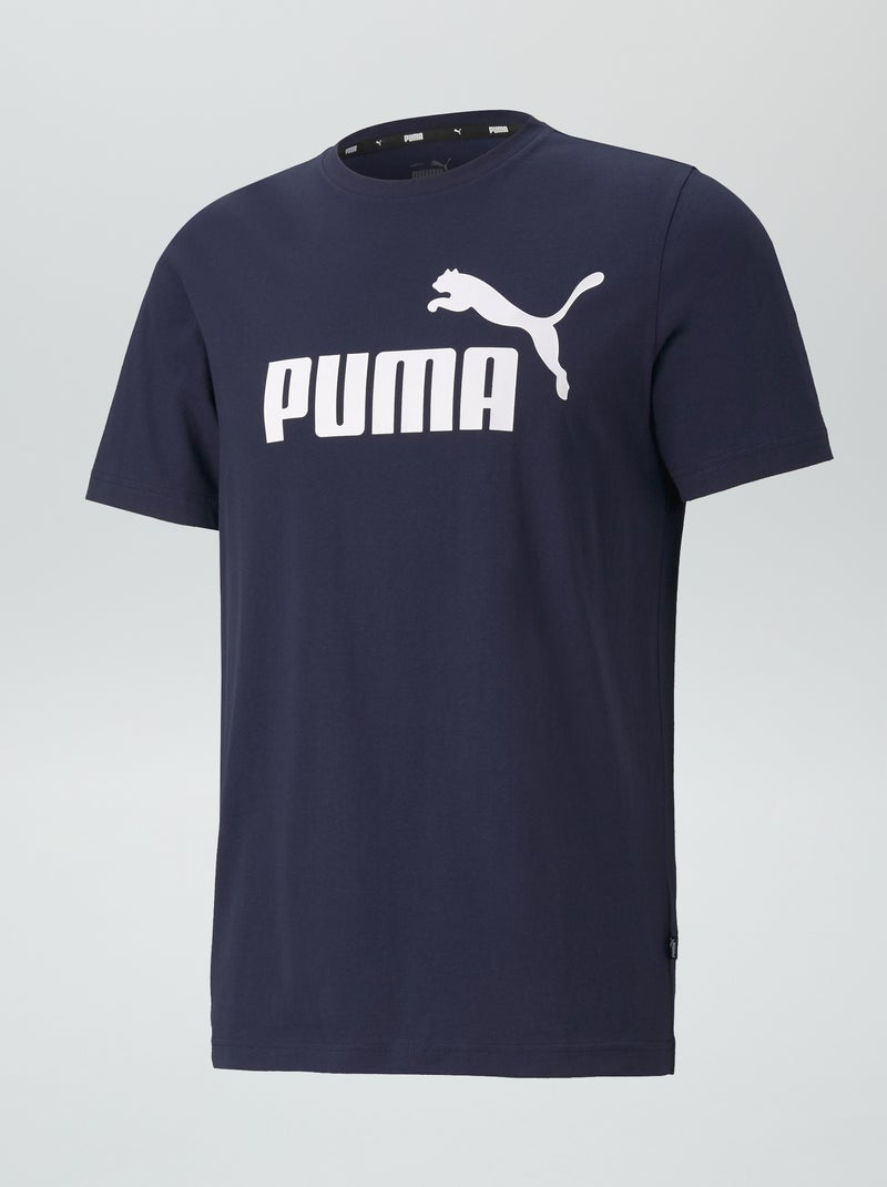 T-shirt 'Puma' de gola redonda AZUL - Kiabi