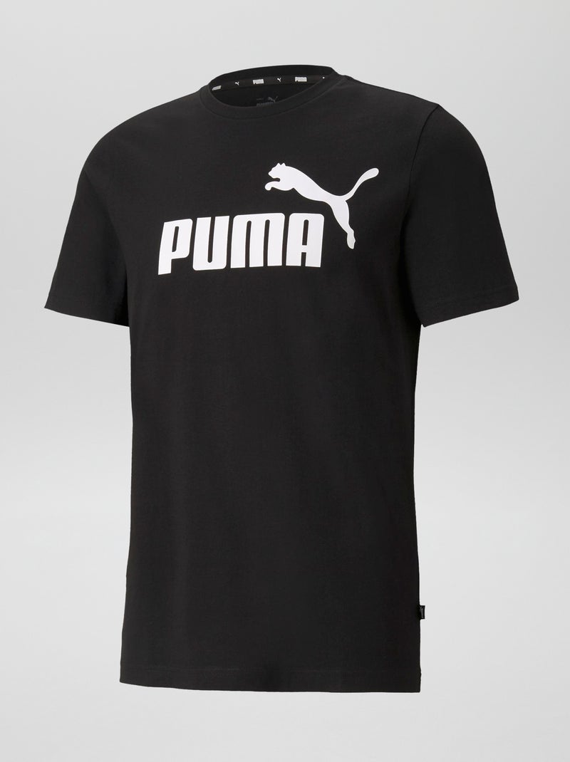 T-shirt 'Puma' de gola redonda PRETO - Kiabi