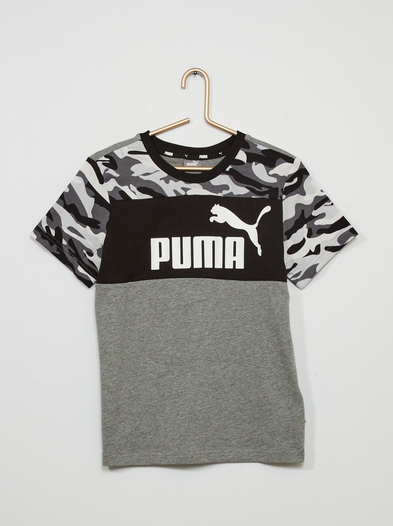T-shirt 'Puma' em jersey PRETO - Kiabi