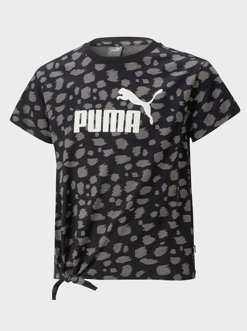 T-shirt 'Puma' gola redonda PRETO - Kiabi