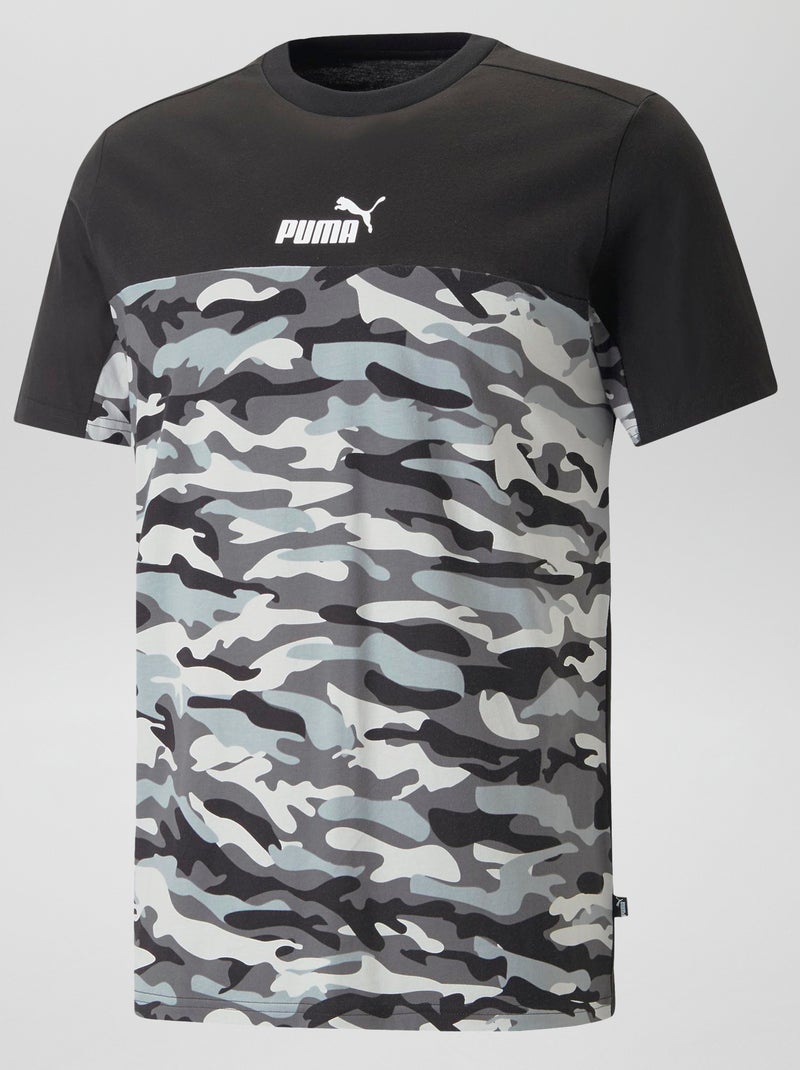 T-shirt 'Puma' gola redonda PRETO - Kiabi