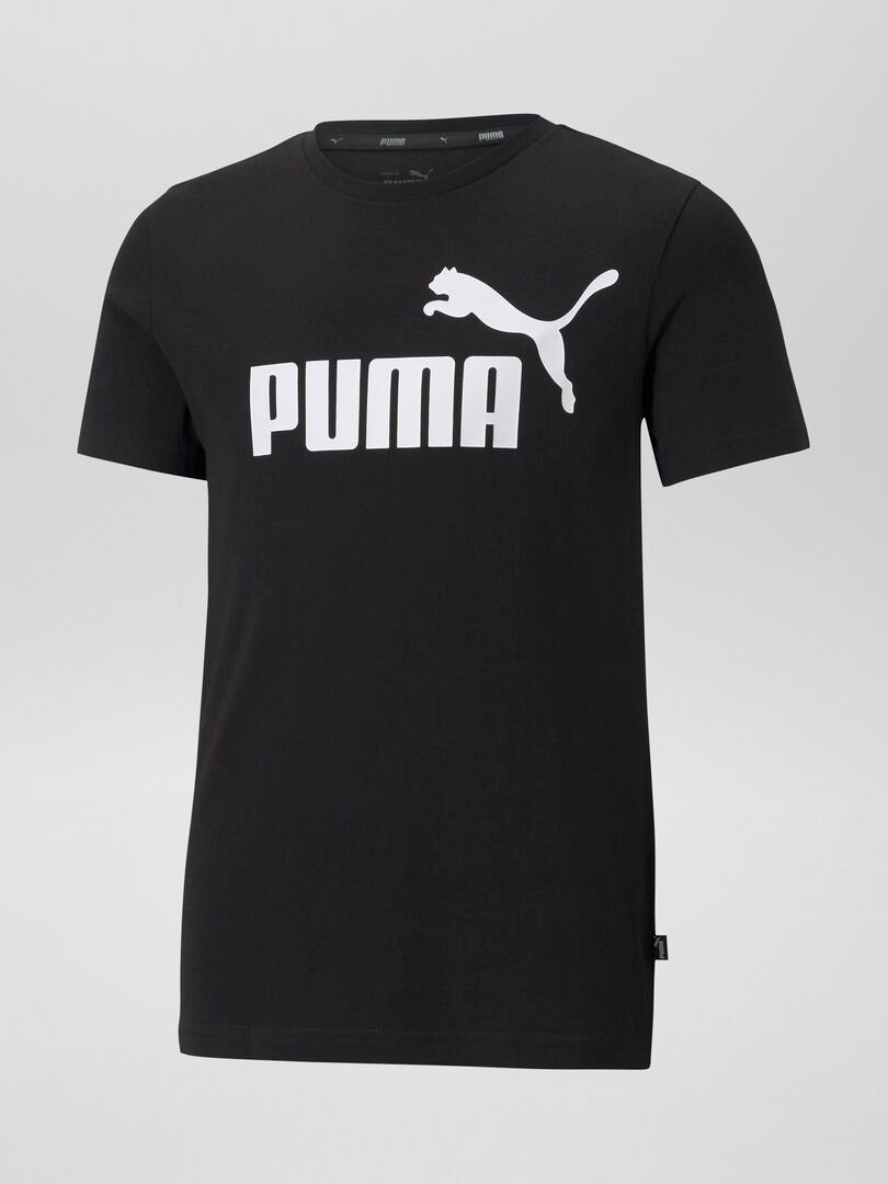 T-shirt 'Puma' gola redonda PRETO - Kiabi