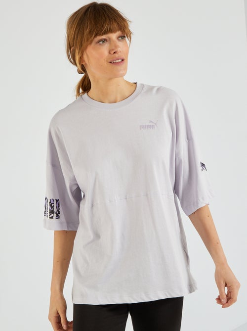 T-shirt 'Puma' gola redonda - Kiabi