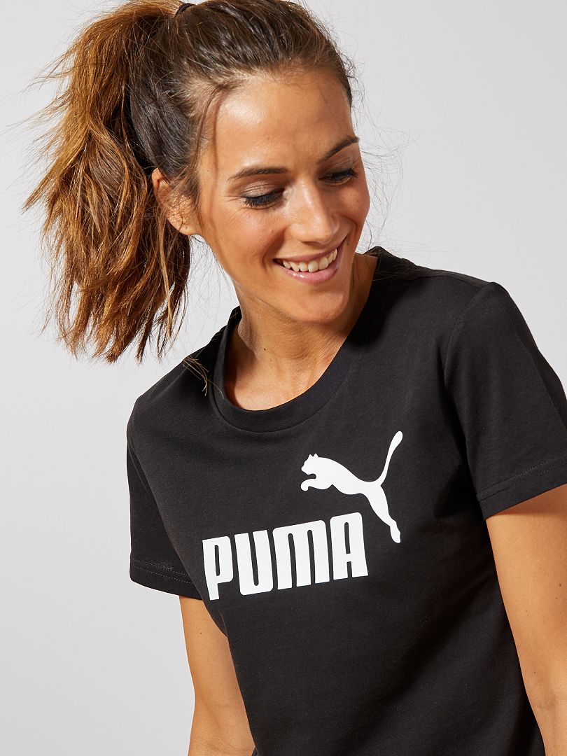 T-shirt 'Puma' Preto - Kiabi