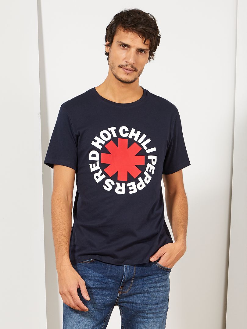 T-shirt 'Red Hot Chili Peppers' AZUL - Kiabi
