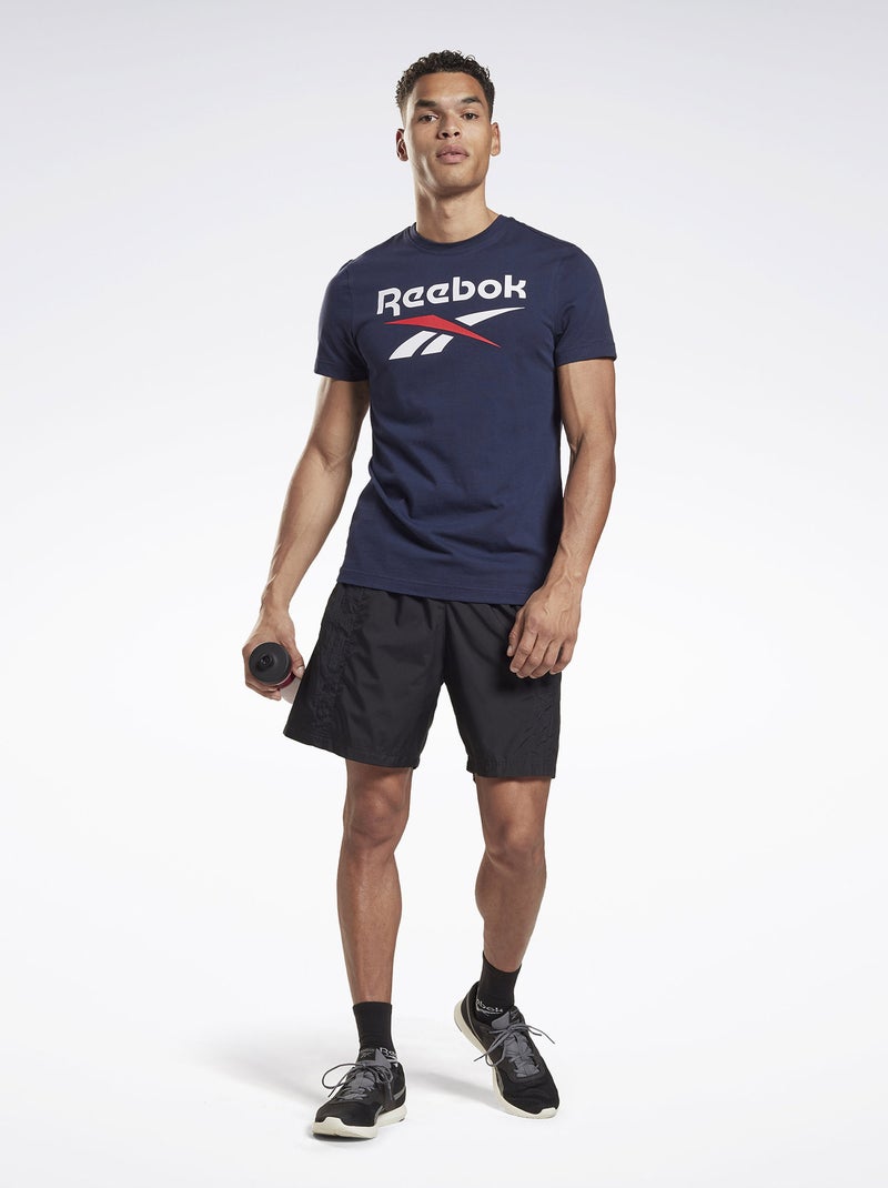 T-shirt 'Reebok' com logótipo AZUL - Kiabi