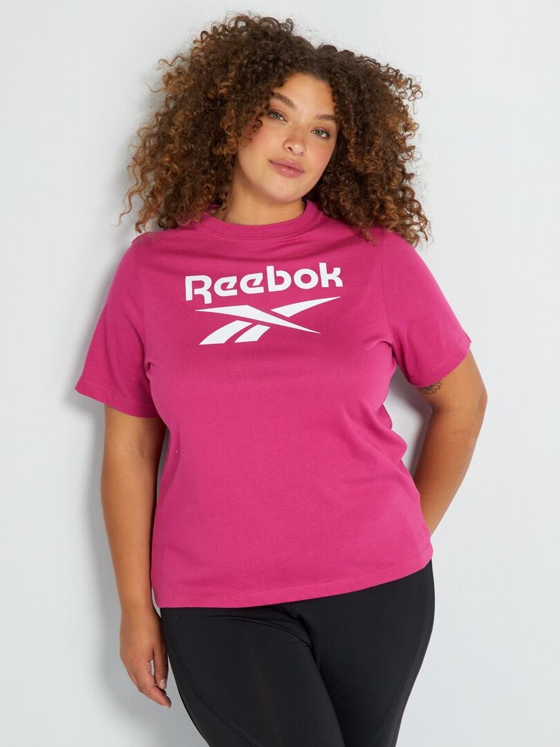 T-shirt 'Reebok' em jersey ROSA - Kiabi