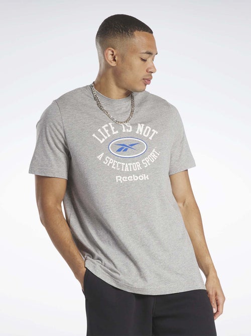 T-shirt 'Reebok' gola redonda - Kiabi