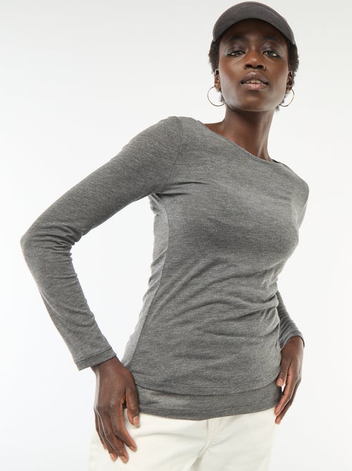 T-shirt regata 2-em-1 - Kiabi