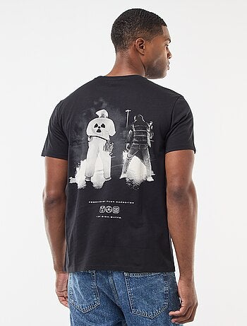 T-shirt 'Regresso ao Futuro' com estampado frente e verso