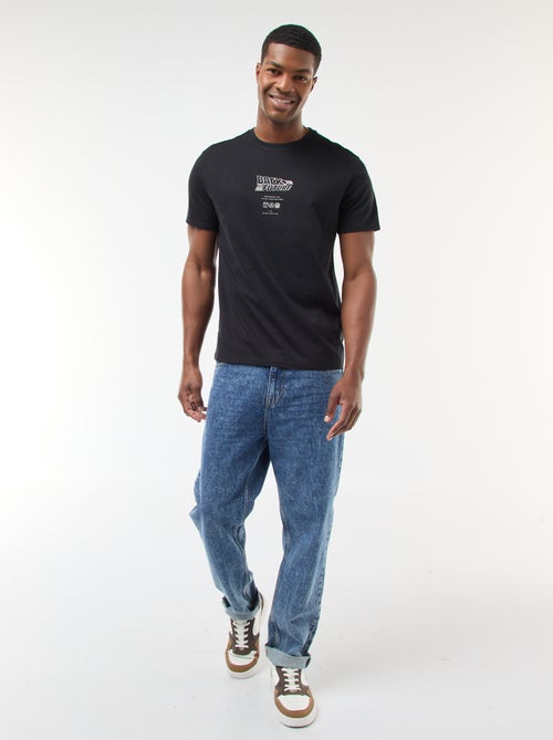 T-shirt 'Regresso ao Futuro' com estampado frente e verso - Kiabi