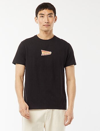 T-shirt 'Regresso ao Futuro' com estampado frente/verso