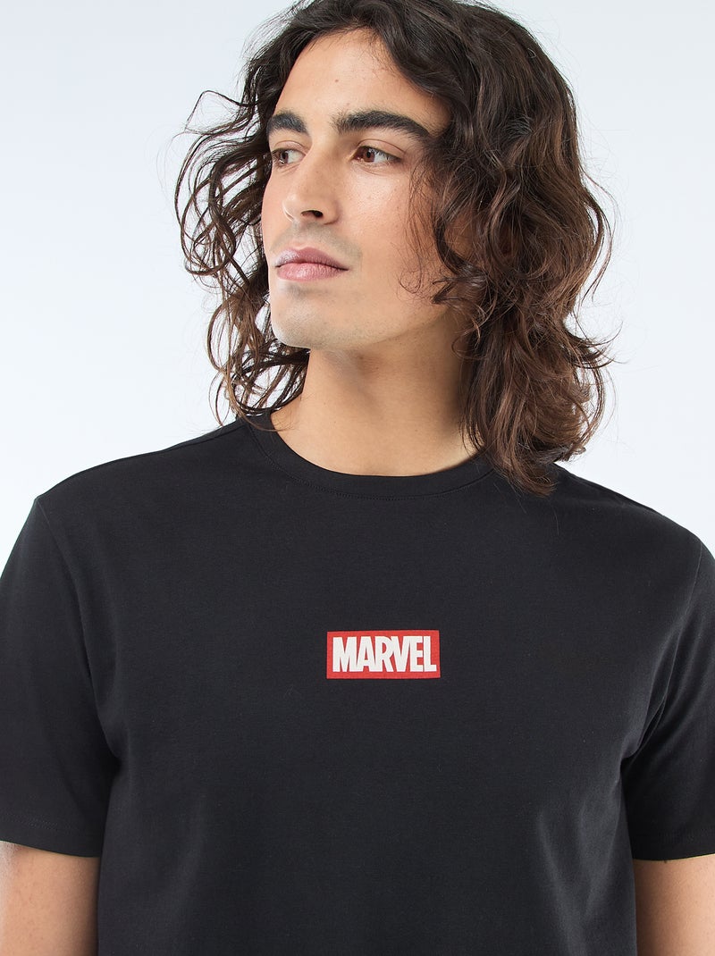 T-shirt regular 'Avengers' Preto - Kiabi