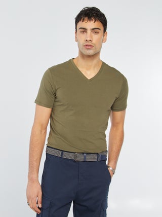 T-shirt regular elástica