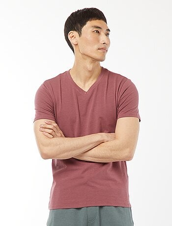 T-shirt regular elástica