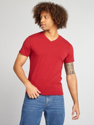 T-shirt regular elástica