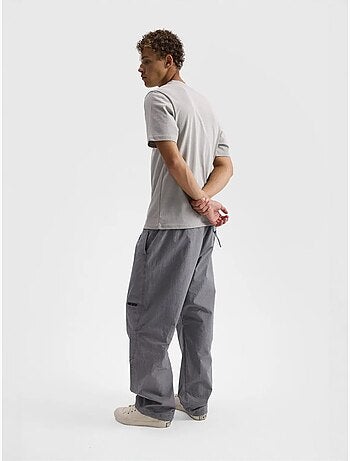 T-shirt relaxed fit com estampado de logótipo e decote redondo giesto