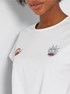 T-shirt 'Rick e Morty' 'Adult Swim' - Kiabi