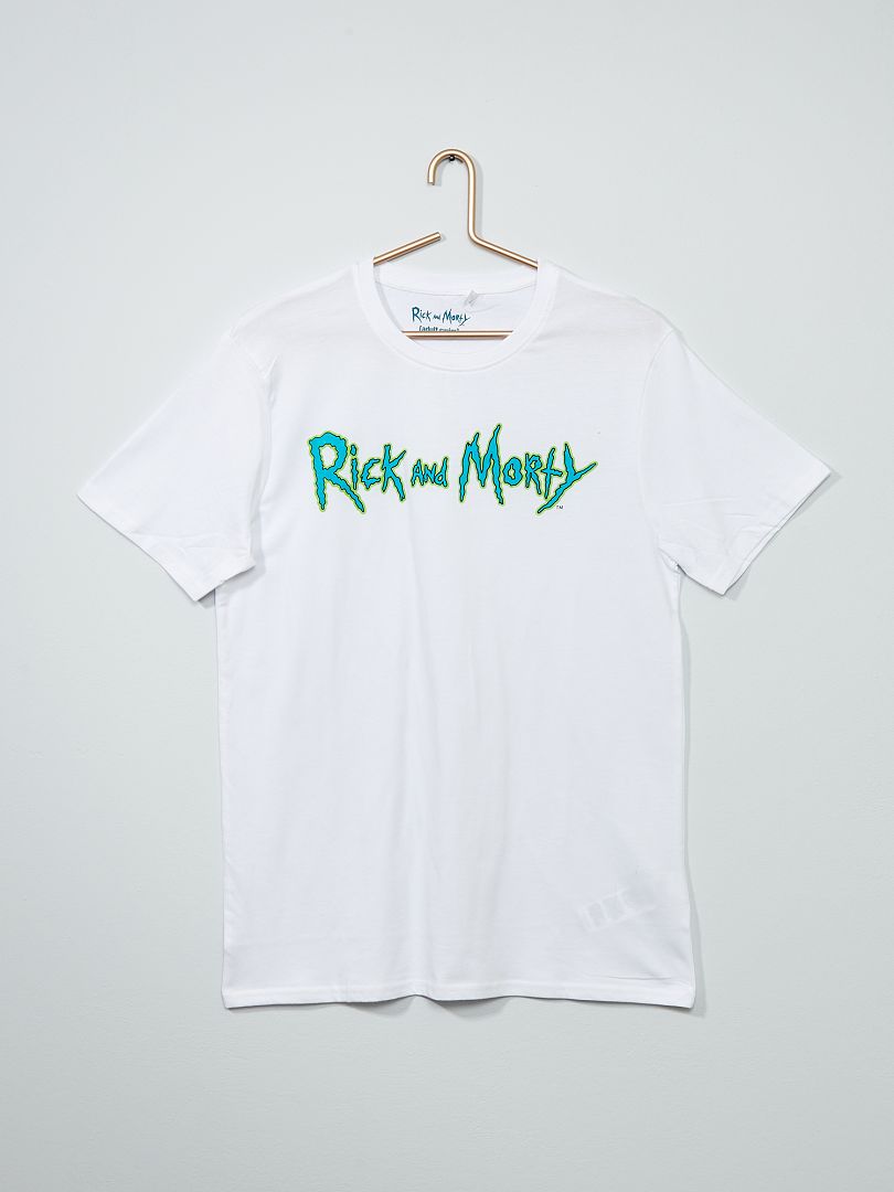 T-shirt 'Rick e Morty' Branco - Kiabi