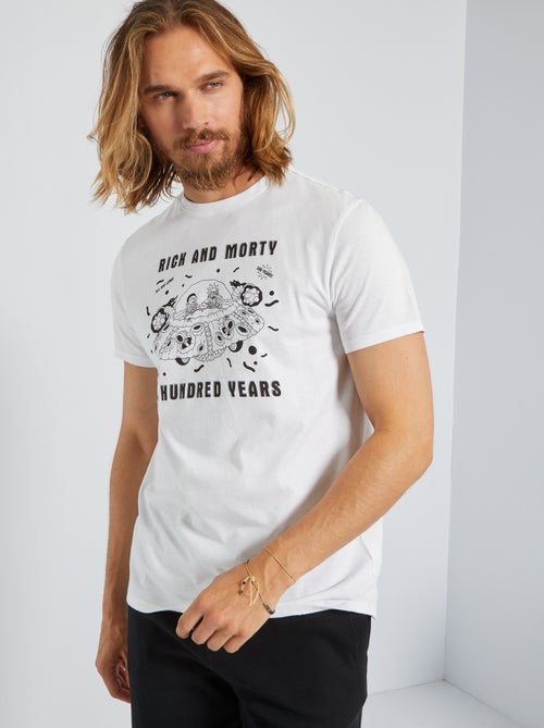 T-shirt 'Rick e Morty' em malha jersey - Kiabi