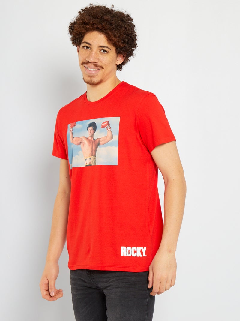 T-shirt 'Rocky' Vermelho - Kiabi