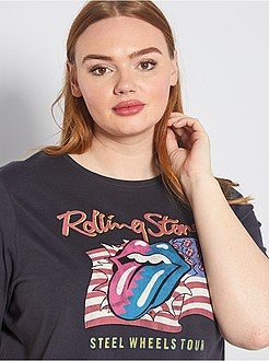 T-shirt 'Rolling Stones' - Kiabi