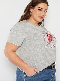 T-shirt 'Rolling Stones' - Kiabi