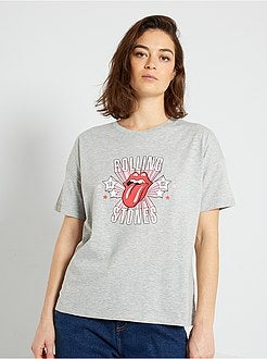 T-shirt 'Rolling Stones' - Kiabi