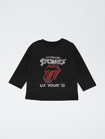T-shirt "Rolling Stones" de manga curta