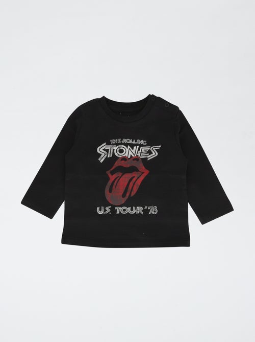 T-shirt "Rolling Stones" de manga curta - Kiabi