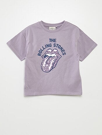 T-shirt 'Rolling Stones' de manga curta